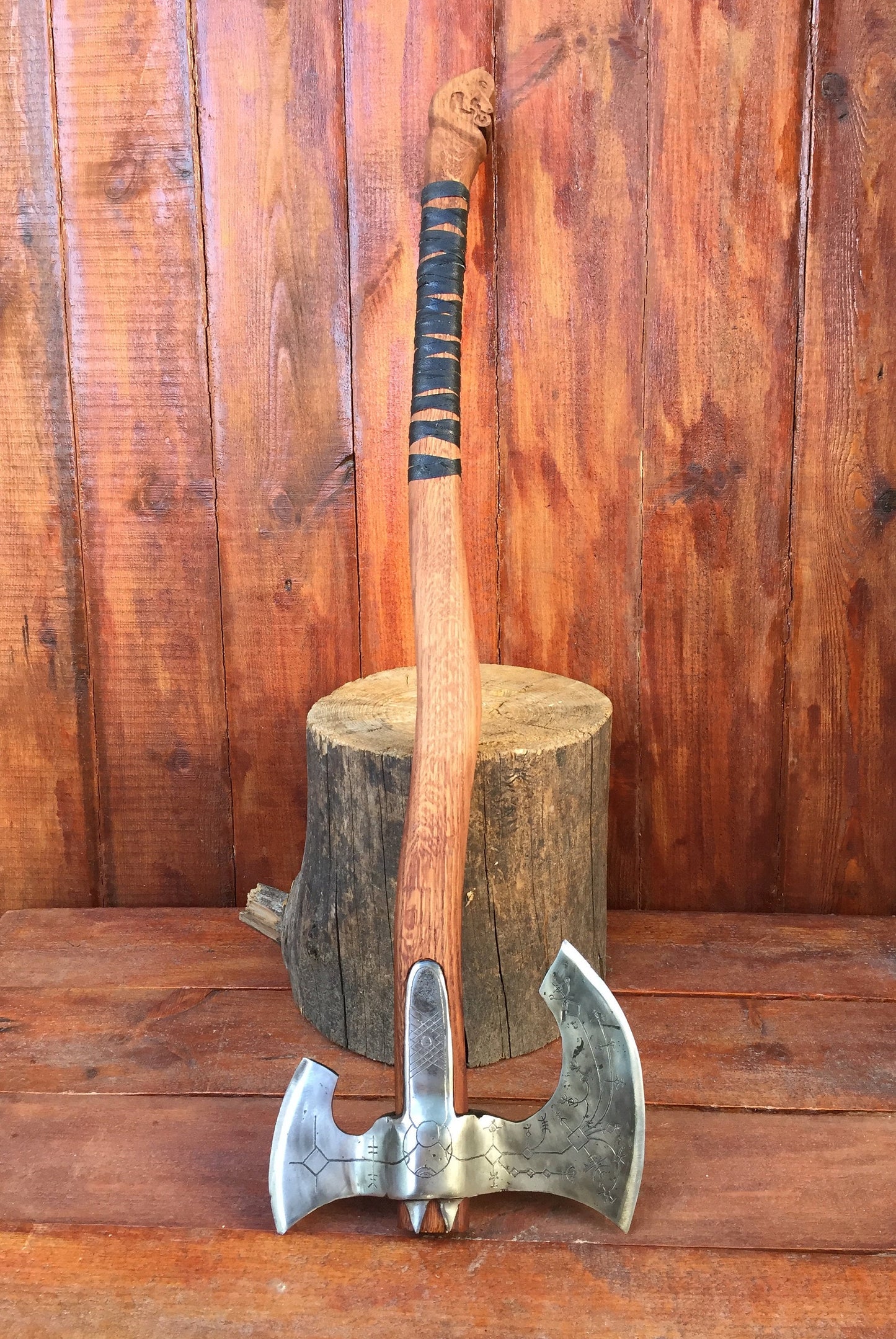 Hand forged Leviathan axe, viking axe, God of War, Kratos axe, God of War 4, prop, games, replica, Kratos weapon, playstation,costume weapon