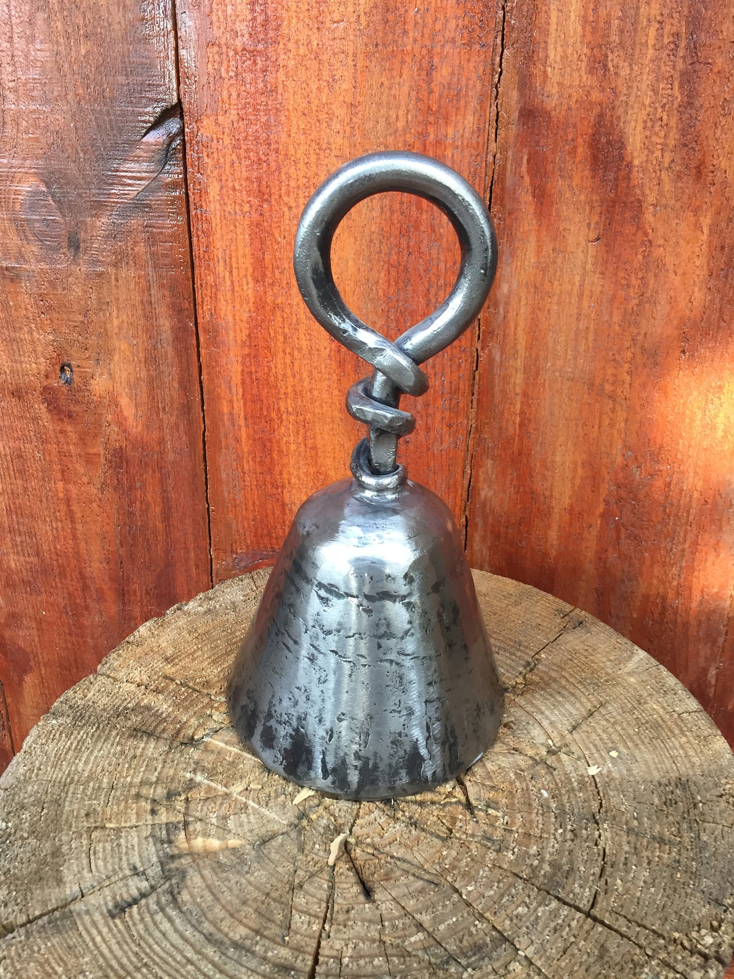 Hand forged bell, handmade bell, wrought iron bell, metal bell, iron bell, metal art, metal gift, iron gift, birthday gift, metal sculpture