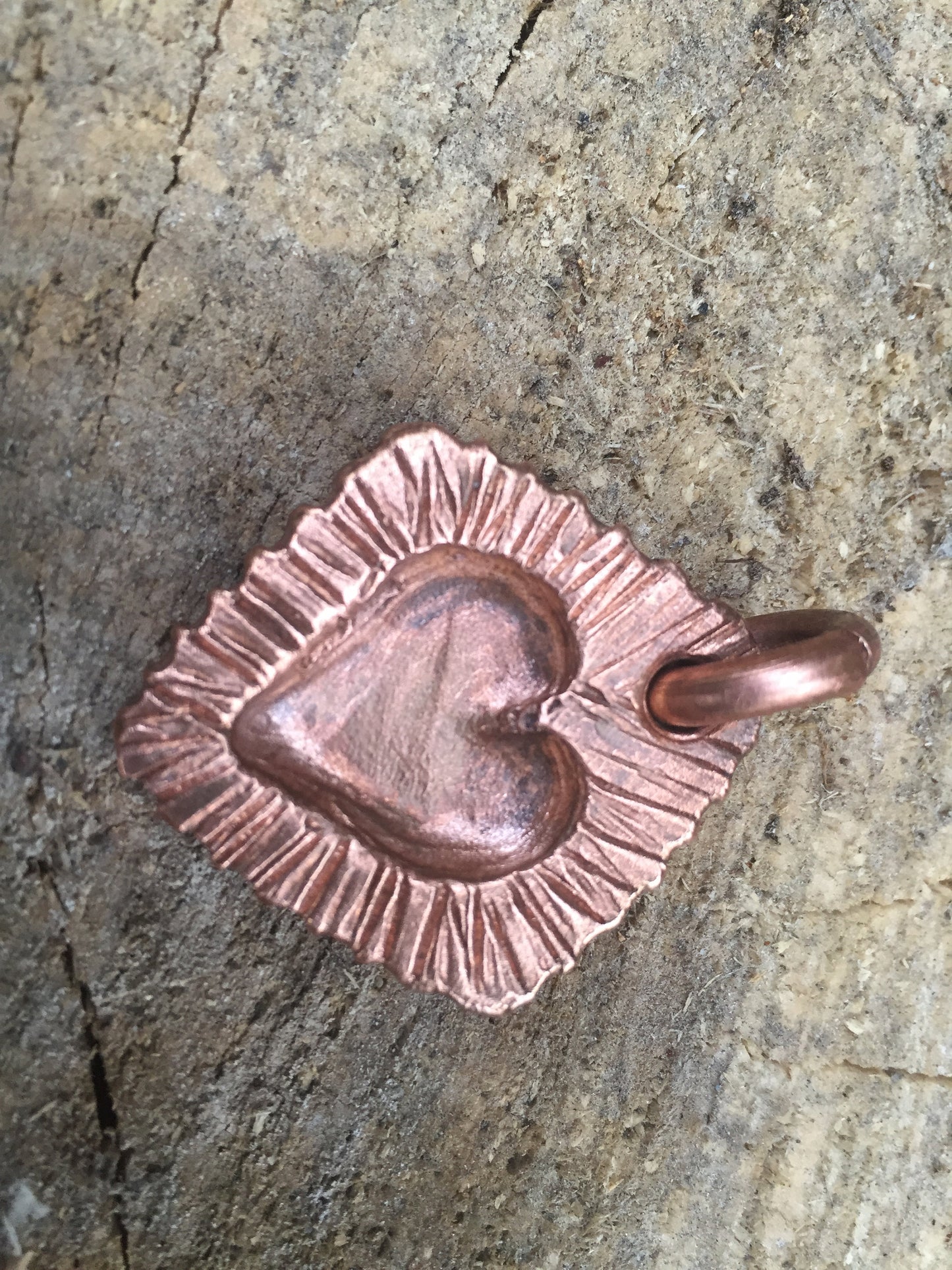 Copper anniversary, 7 year anniversary, copper gift, key chain, keychain, copper heart, copper pendant, copper jewelry, copper necklace