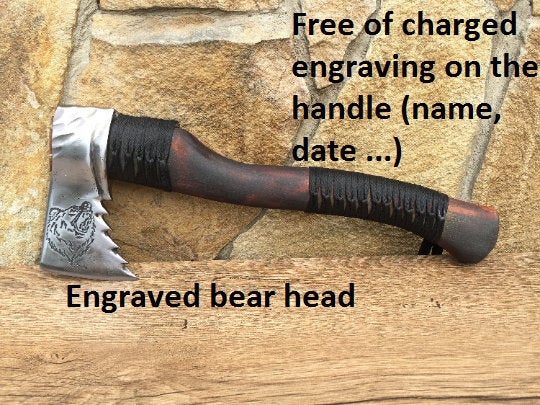 Axe, his birthday gift, 6th anniversary, hatchet, 11th anniversary, gift for men, Christmas gift, viking axe, iron gift, axe, axe gift,knife