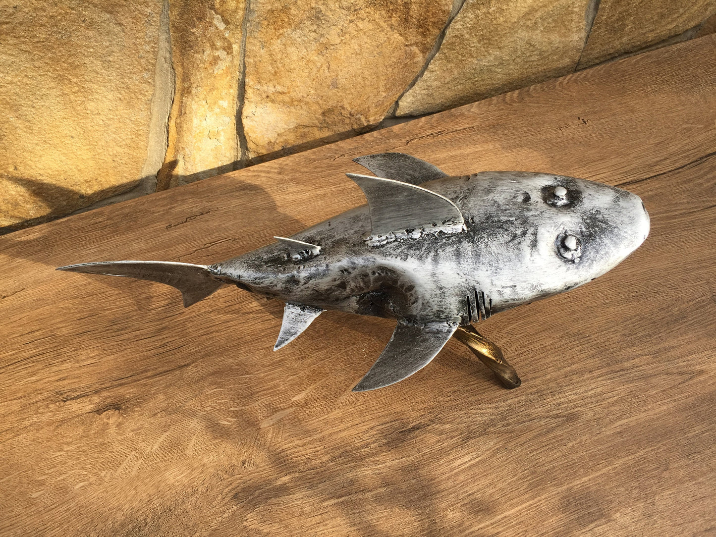 Metal shark, shark decor, shark party, shark birthday party, shark mermaid party, shark gift, fish decor, beach, beach house,sea life,shark