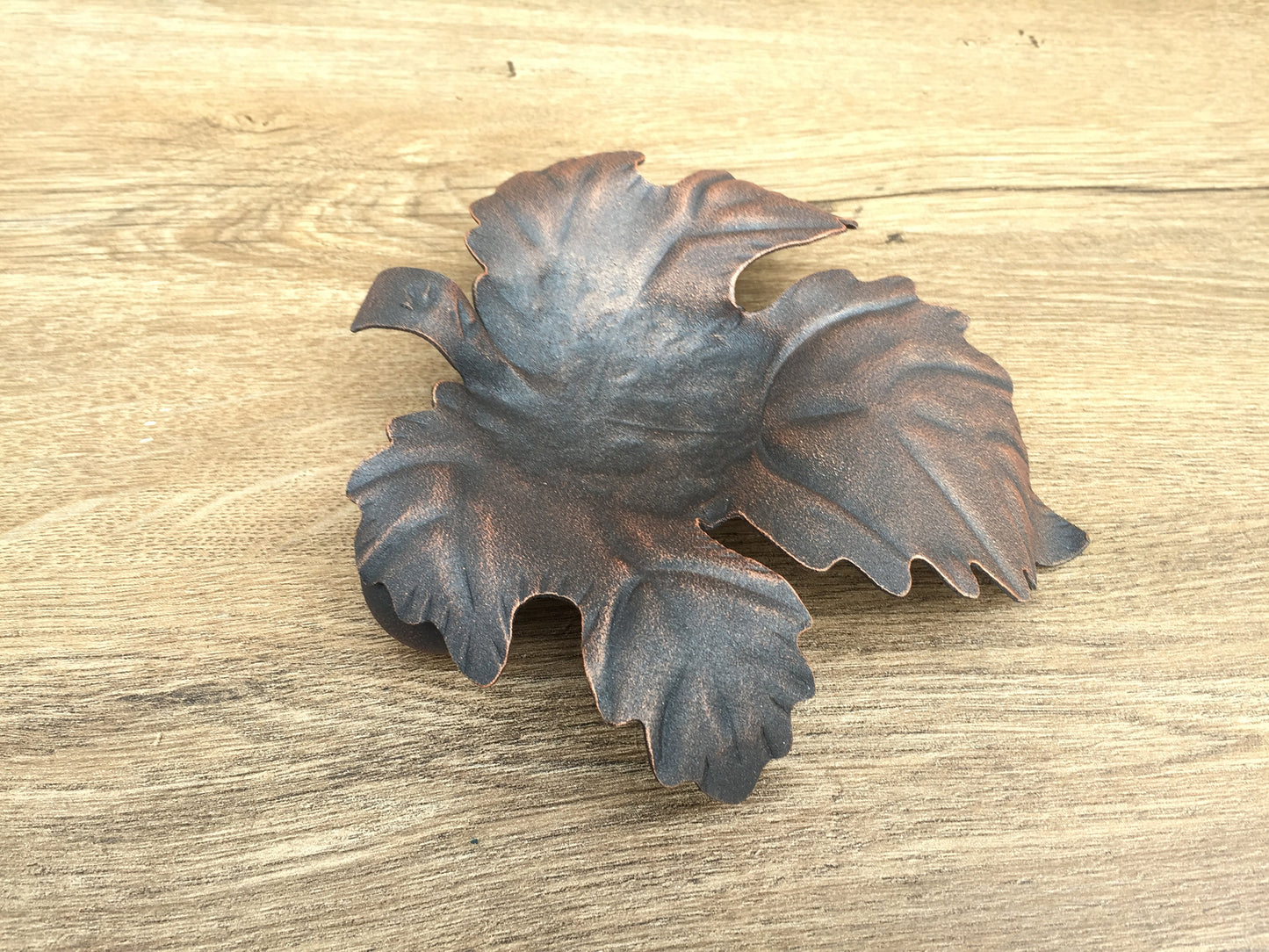 Iron ashtray, iron gifts, ash tray,iron anniversary gift for him,gift for smoker, cigar ashtray,cigar holder,mens gift,manly gift,maple leaf
