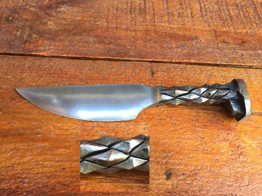 6 year anniversary gift for him, railroad spike knife, steampunk furniture,iron anniversary gift for him,wedding anniversary gift,iron knife