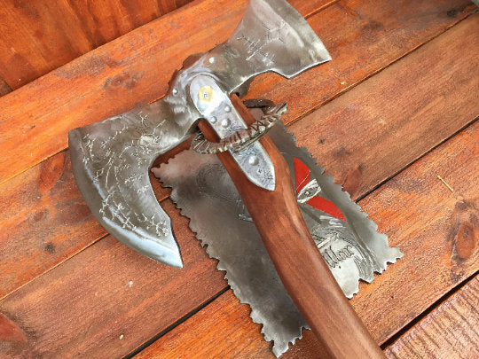 Kratos axe, Leviathan axe, God of War, viking axe, cosplay axe, cosplay armor, cosplay weapon, prop, replica, Kratos weapon, costume weapon