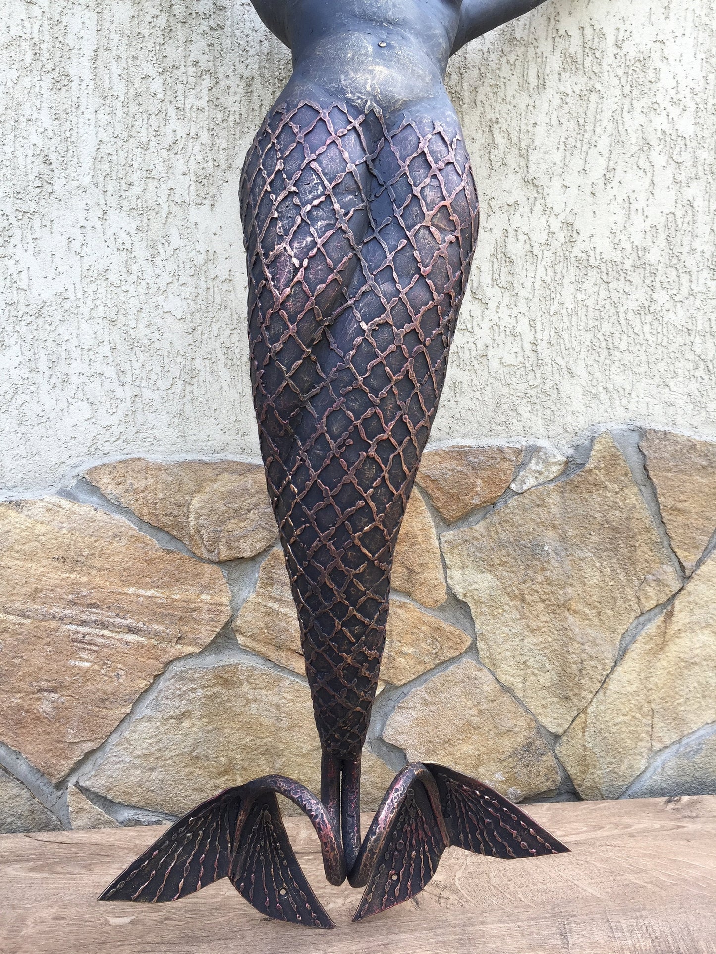 Mermaid, hand forged mermaid, mermaid decor, mermaid figurine, mermaid party, mermaid gifts, mermaid decal, mermaid costume,mermaid birthday