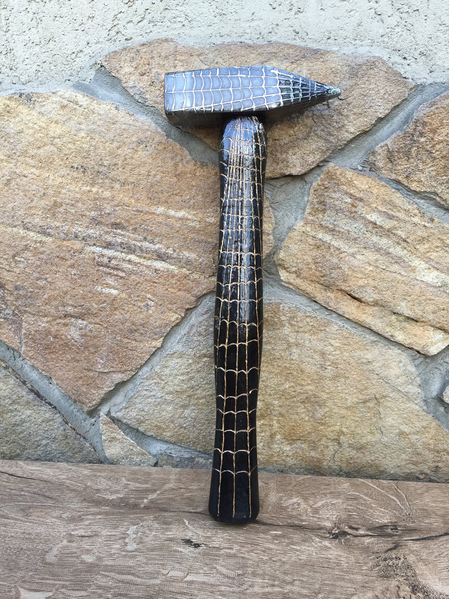 Hammer, handyman tool, tools, etched hammer, carved handle hammer, Thorn, Mjolnir, viking axe, spiderman decor, mens gift, iron gift for him