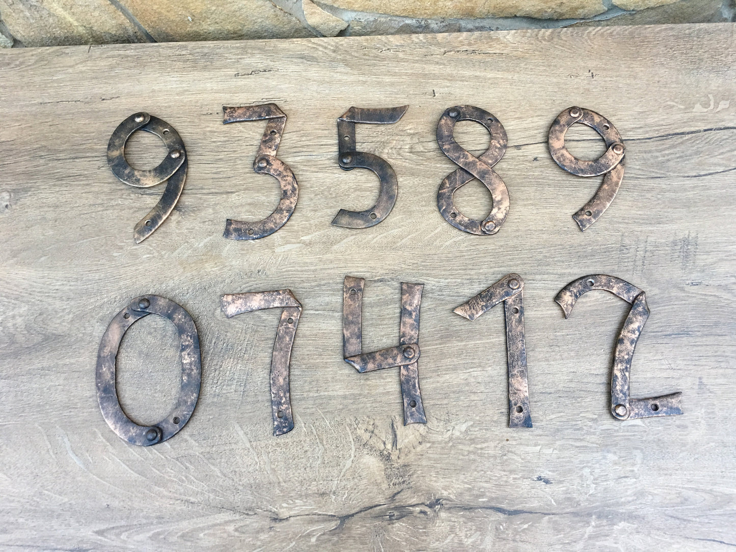 House numbers, house number plaque, house numbers metal, axe,door numbers,house number sign,house numbers,address number sign,address plaque