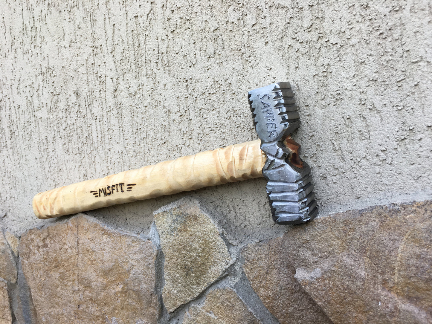 Hand forged hammer, decorative hammer, viking axe, viking hammer, mens gift, iron gift for him, viking tools, metals artisian, custom hammer