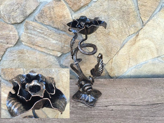 Candle holder, candle holder metal, candle holder forged, candle stick metal, candlestick holder, candle stand, candelabra,housewarming gift