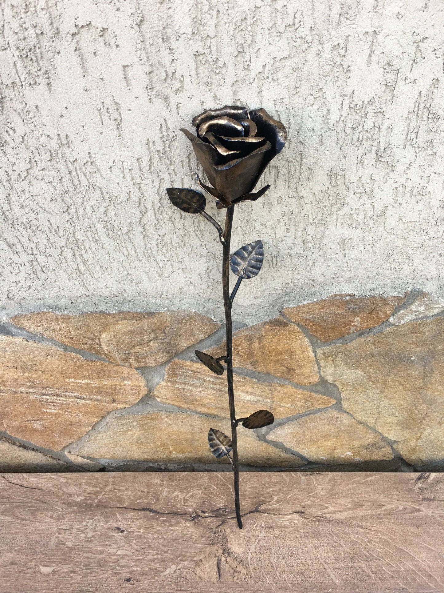 Iron rose, steel rose, metal rose, forged flower, metal bouquet, iron gifts, iron anniversary gift for her, steel anniversary gift, forged