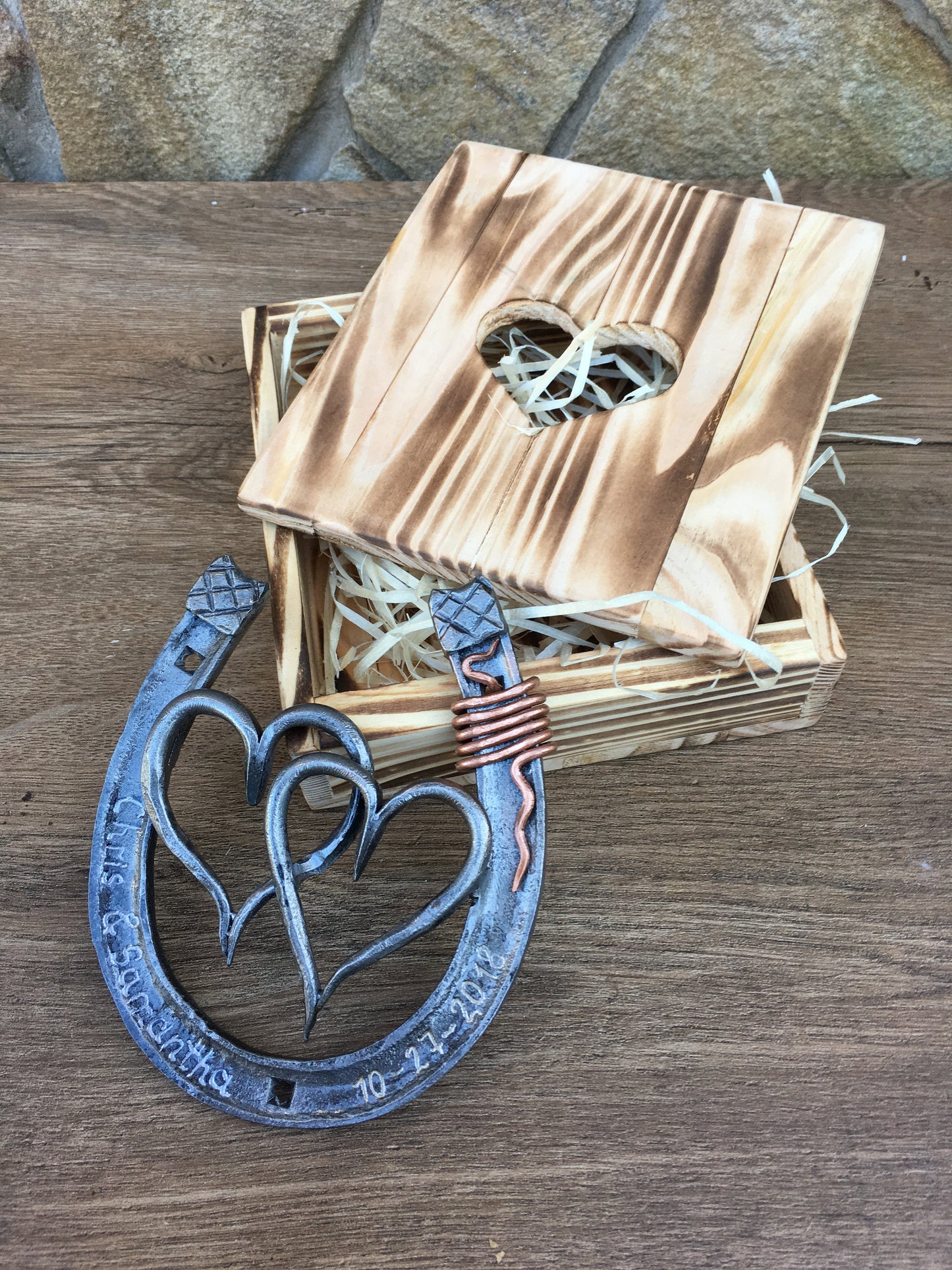 Iron horseshoe, 6th anniversary gift, iron anniversary, iron anniversary gift, iron gift,6th anniversary gift for her,iron hearts,iron gifts