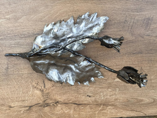 Hand forged thistle, iron thistle, Scottish thistle, 6th anniversary gift, 11th anniversary, iron gifts, steel gifts, 6 year anniversary