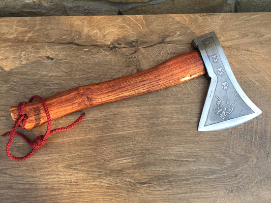 Medieval axe, viking axe, mens gifts, iron gift for him, tomahawk, hatchet, hiking, hunting, chopping axe, gifts for men, manly iron gifts