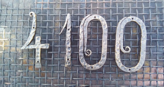 House number plaque, house number sign, address sign, address plaque, house numbers, iron numbers, steel numbers, house number signs,numbers