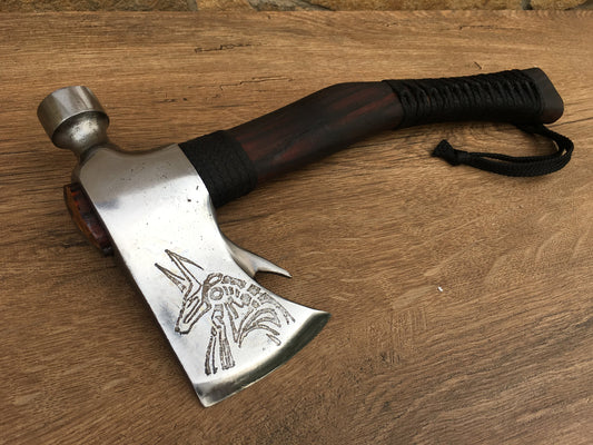 Hatchet, viking axe, tomahawk, 6th anniversary, 11th anniversary, iron anniversary,viking camp kit,viking gifts,iron gifts,steel anniversary