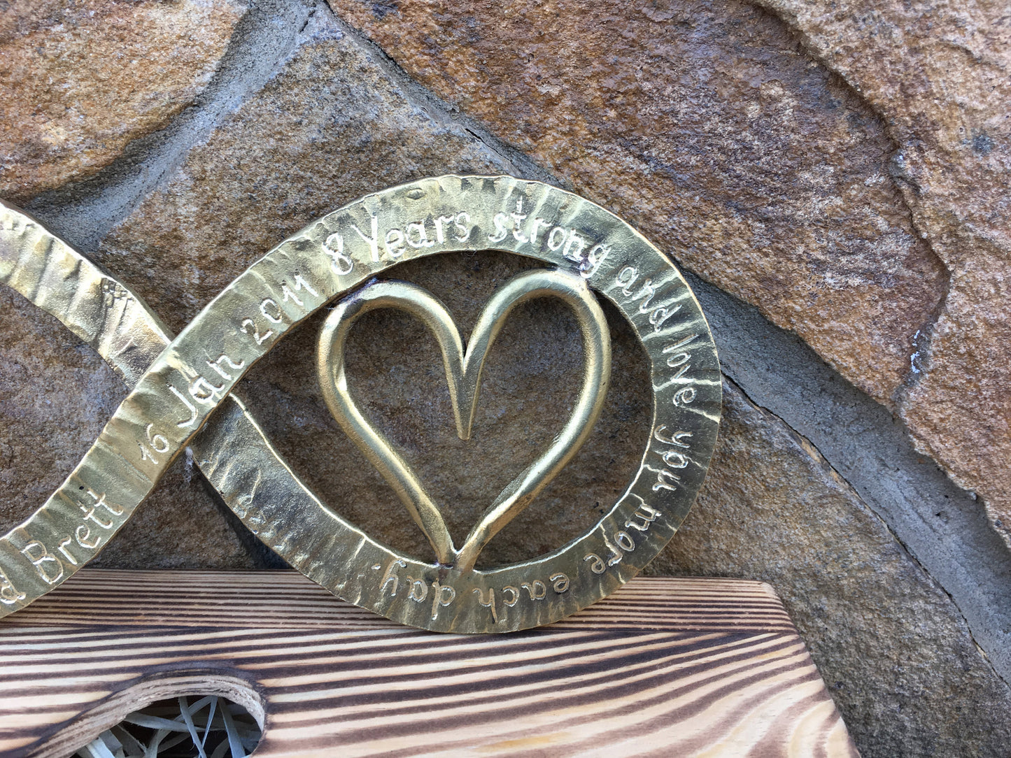Bronze infinity sign, bronze gift, infinity sign, bronze gift for wife, bronze gift for women,8th anniversary gift,bronze anniversary,bronze