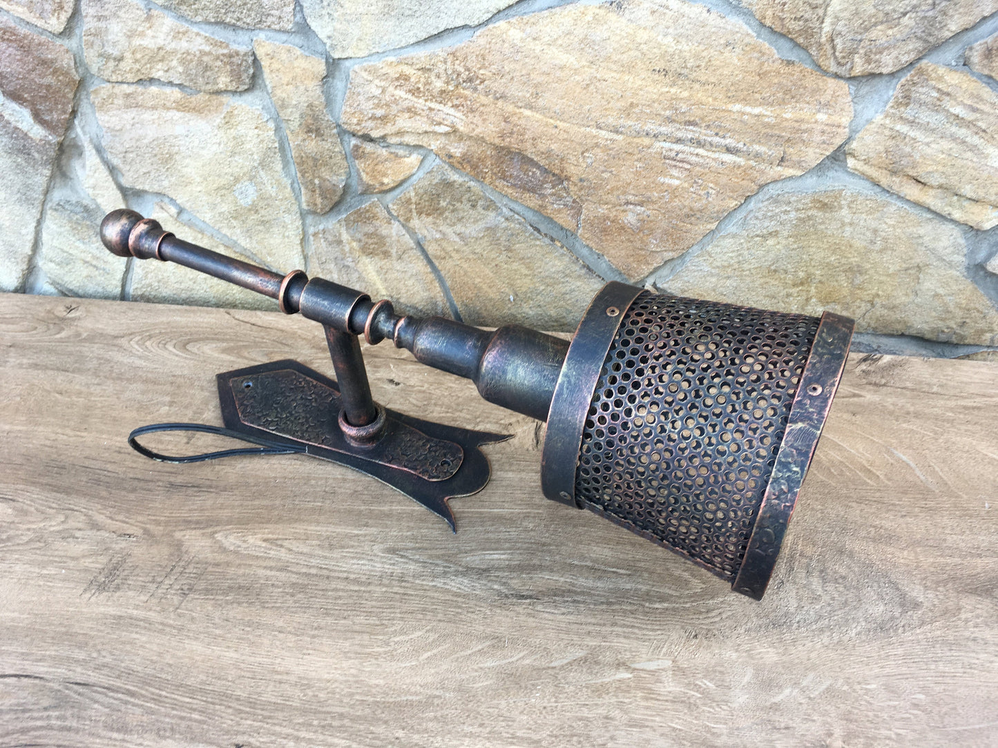 Wall sconce, wall torch, viking lantern, Olympic torch, viking torch, viking lamp, hand forged lantern, medieval lamp, rustic lantern,sconce