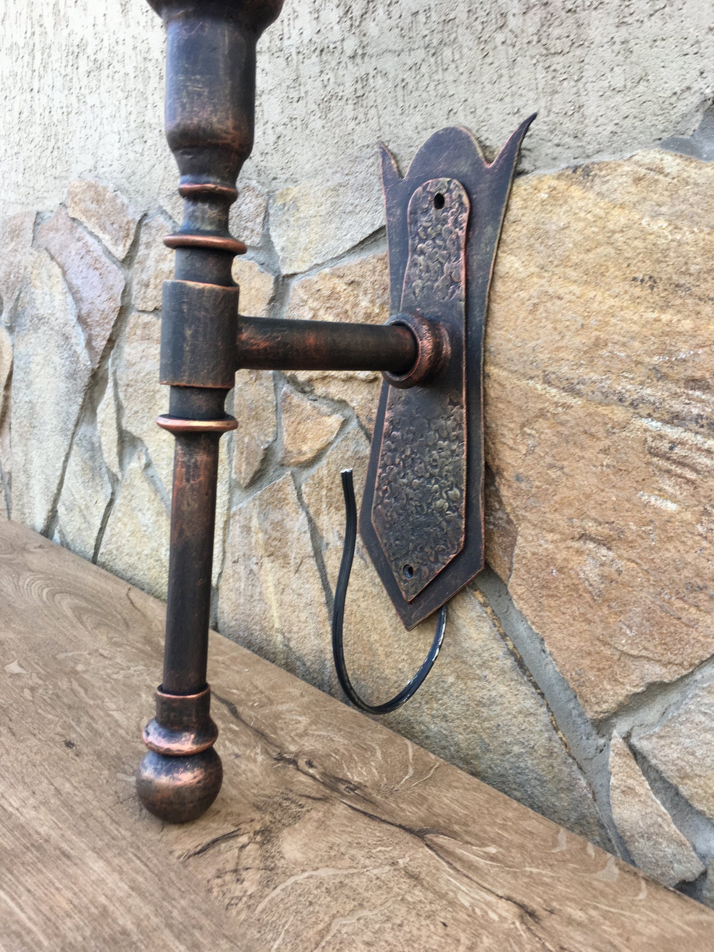 Wall sconce, wall torch, viking lantern, Olympic torch, viking torch, viking lamp, hand forged lantern, medieval lamp, rustic lantern,sconce