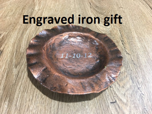Ashtray, iron anniversary gift for him, ash tray, iron gift for men, anniversary gift, iron gifts, iron gift, cigar ashtray, gift for smoker