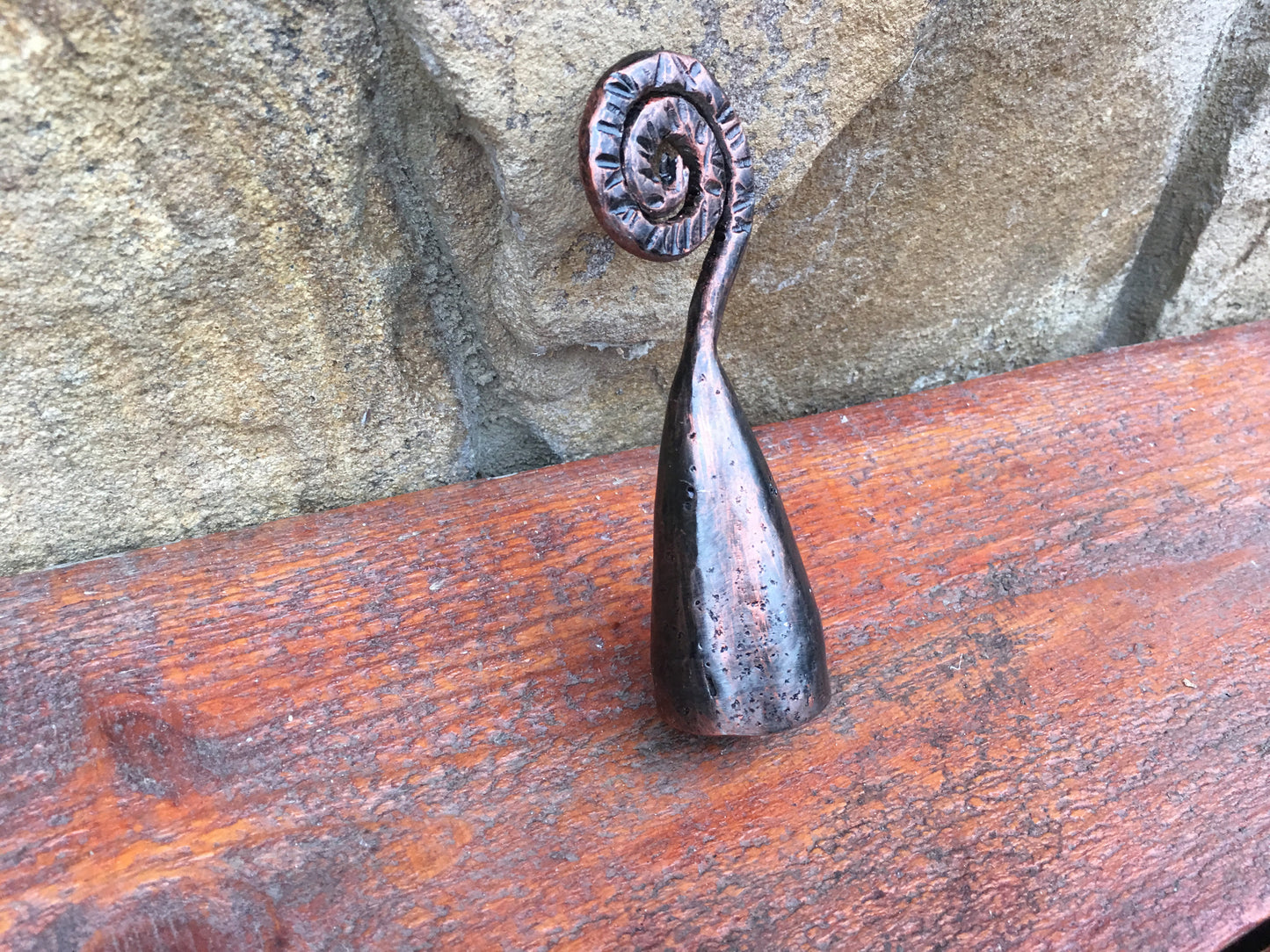 Candle snuffer, hand forged candle snuffer, candle accessory, flame snuffer, farmhouse decor, forged gifts, medieval gift, vintage snuffer