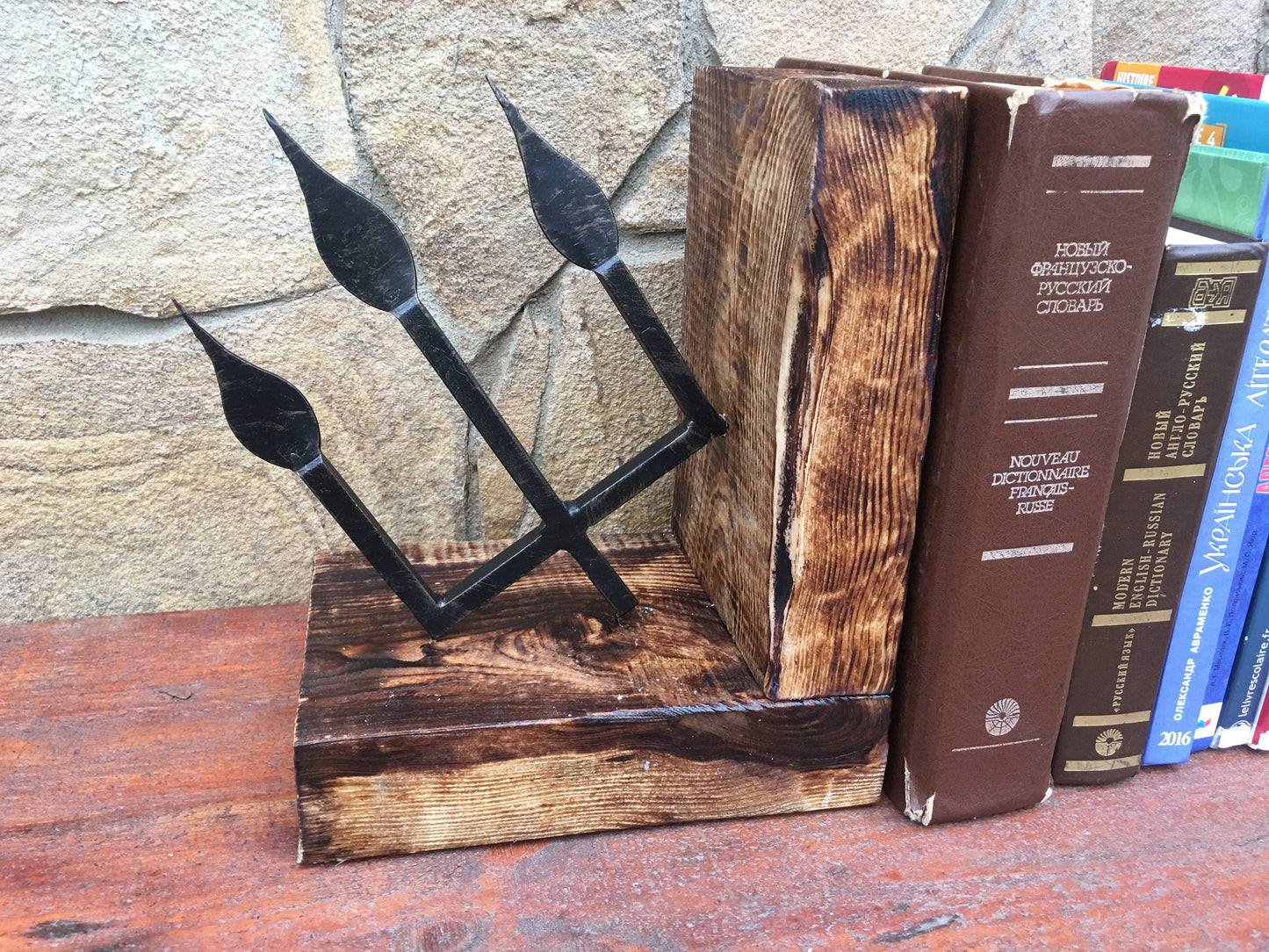 Bookends, trident, book ends, book lover, bookend, book lover gift, book end, book holders, bookends gothic, bookends custom,bookends rustic