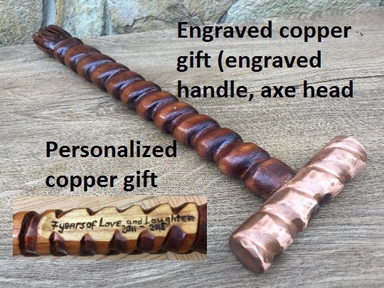 7th anniversary gift for him, copper mini hammer,copper hammer,copper gift for him,copper gifts for him,copper gifts,mallet, edc hammer,thor