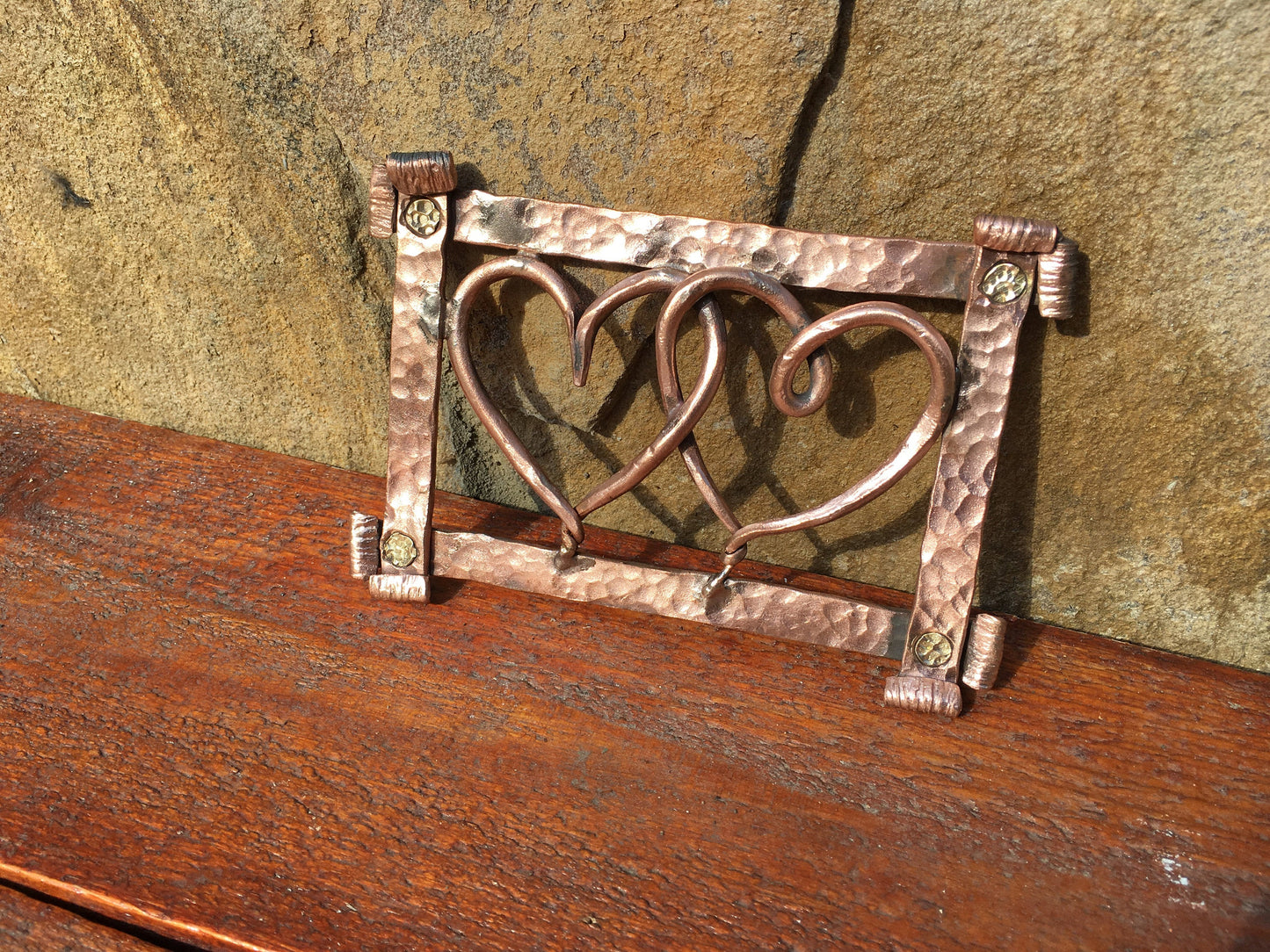 Copper hearts, copper frame, copper gift, gift box, copper gift for her,copper anniversary,7 year anniversary, copper decor, 7th anniversary