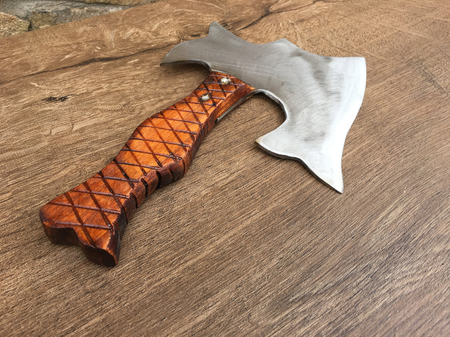 Stainless steel kitchen axe, kitchen gift, meat chopper, chef gift,butcher knife,butcher utensils,iron gifts,mens gift,manly gift,viking axe