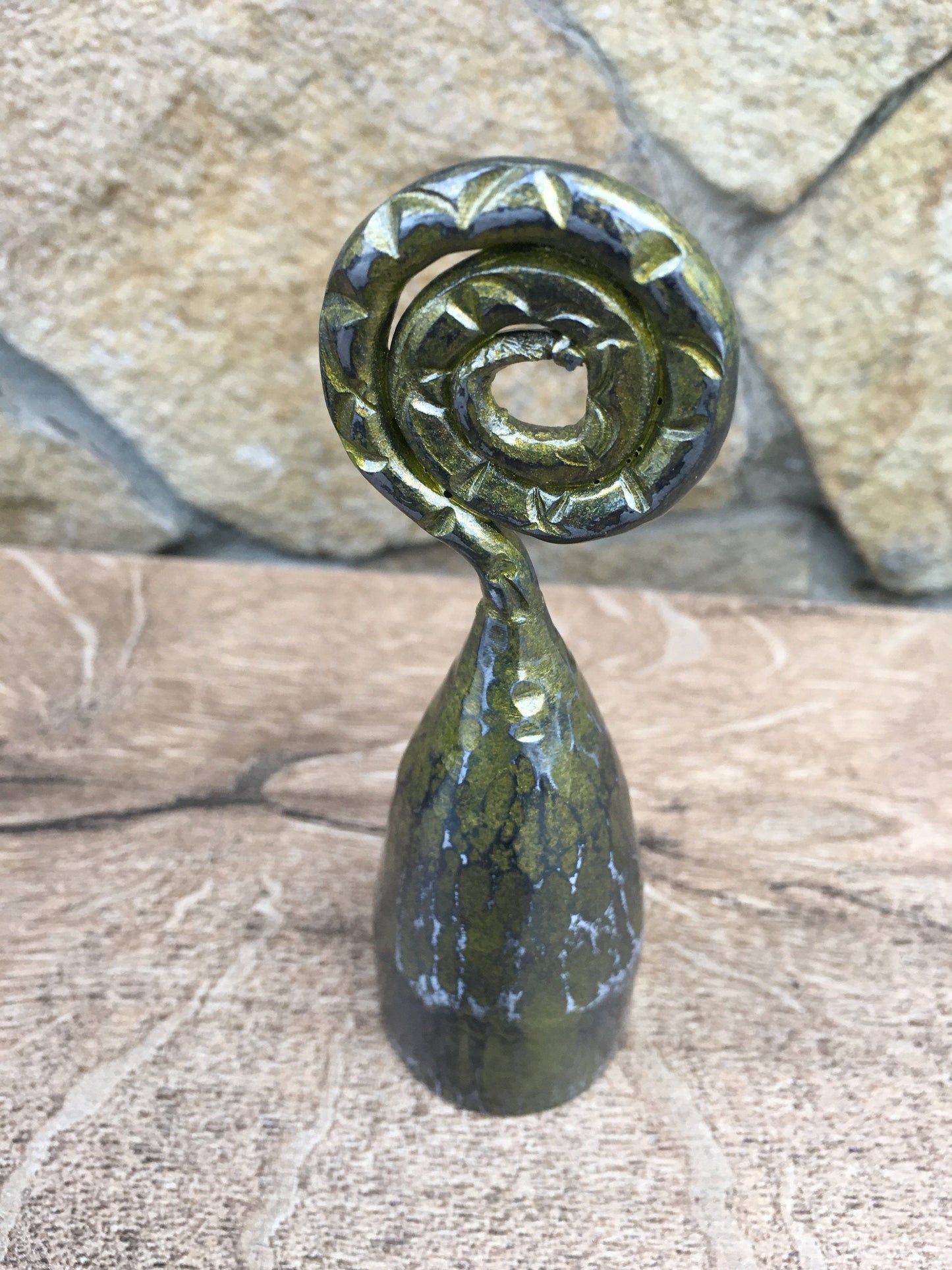 Candle snuffer, hand forged candle snuffer, candle extinguisher, thanksgiving table, candle flame snuffer, snuffer decor, candle bell