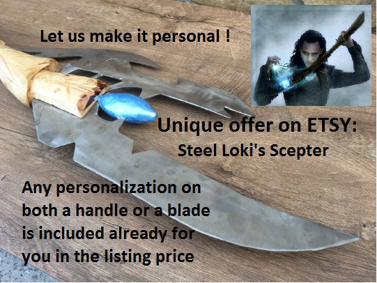 Loki scepter cosplay, Loki scepter, cosplay, arm of Loki, Loki, cosplay weapon, costume weapon, cosplayer gift, Halloween costume, axe