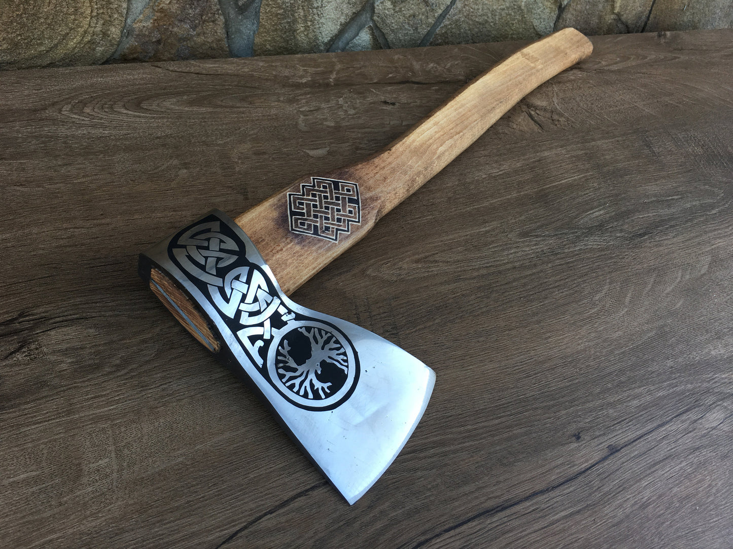 Axe, ax, viking axe, tree of life, medieval axe, kitchen utensils,tomahawk, mens birthday gift, mens gifts, iron gift for him, gifts for men