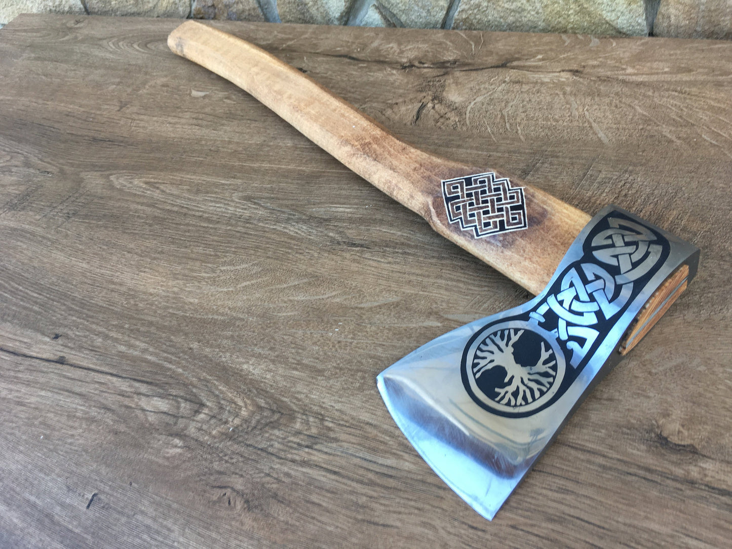 Axe, ax, viking axe, tree of life, medieval axe, kitchen utensils,tomahawk, mens birthday gift, mens gifts, iron gift for him, gifts for men