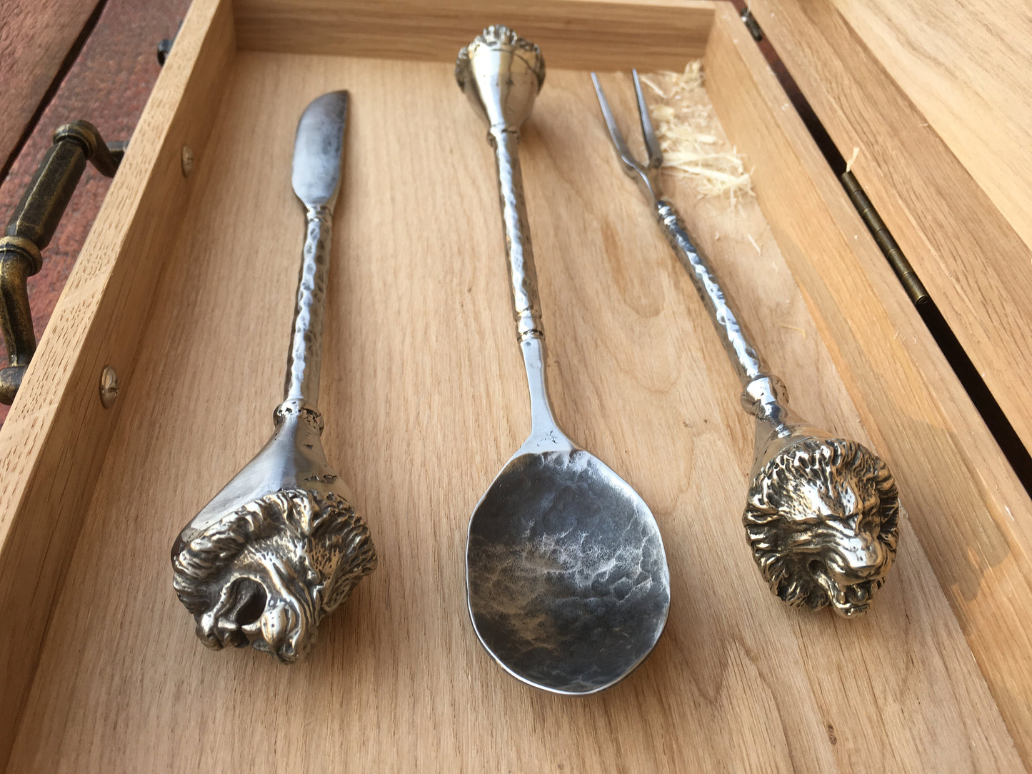 Stainless steel cutlery, dinner set, gift box, cutlery set, BBQ gift, viking cutlery, cutlery forged, cutlery organizer,cutlery vintage,fork