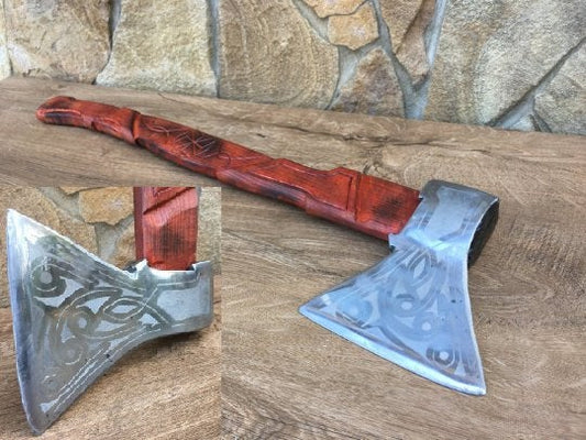 Viking axe, tomahawk, hatchet, mens gifts, medieval axe, viking axe warrior, Norse cold weapon vikings, rustic pagan hatchet, viking weapon