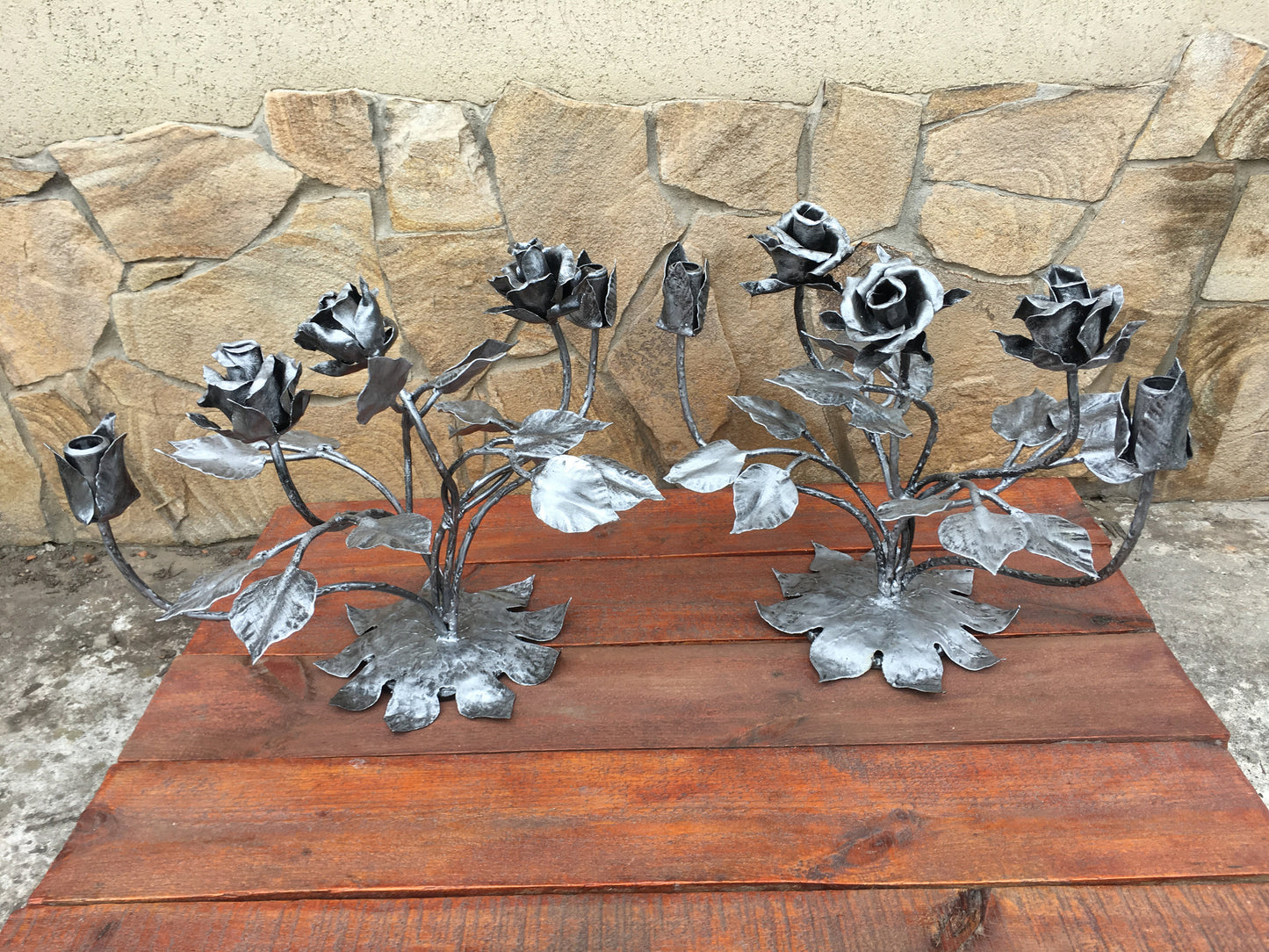 6th anniversary, candle holder, candle stick, candle, candlestick holder, candle stand, iron gift for her, iron anniversary, wedding candle