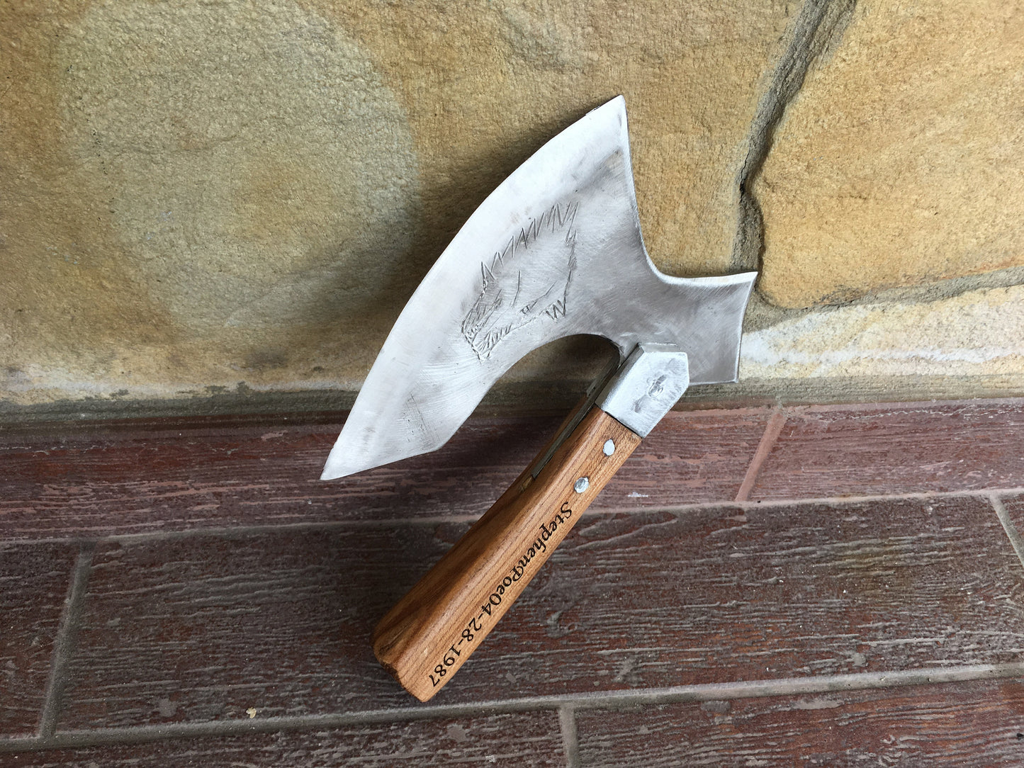 Stainless steel kitchen axe, kitchen hatchet, kitchen chopper, kitchen gift, kitchen gadgets,butcher knife,meat chopper,chef gift,viking axe