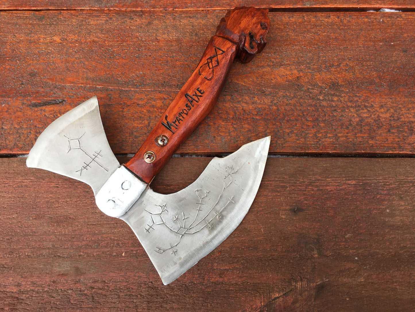 Stainless steel kitchen axe, kitchen axe, butcher gifts, meat axe, Leviathan axe, God of War axe, Kratos axe,mens gift,iron gifts,viking axe