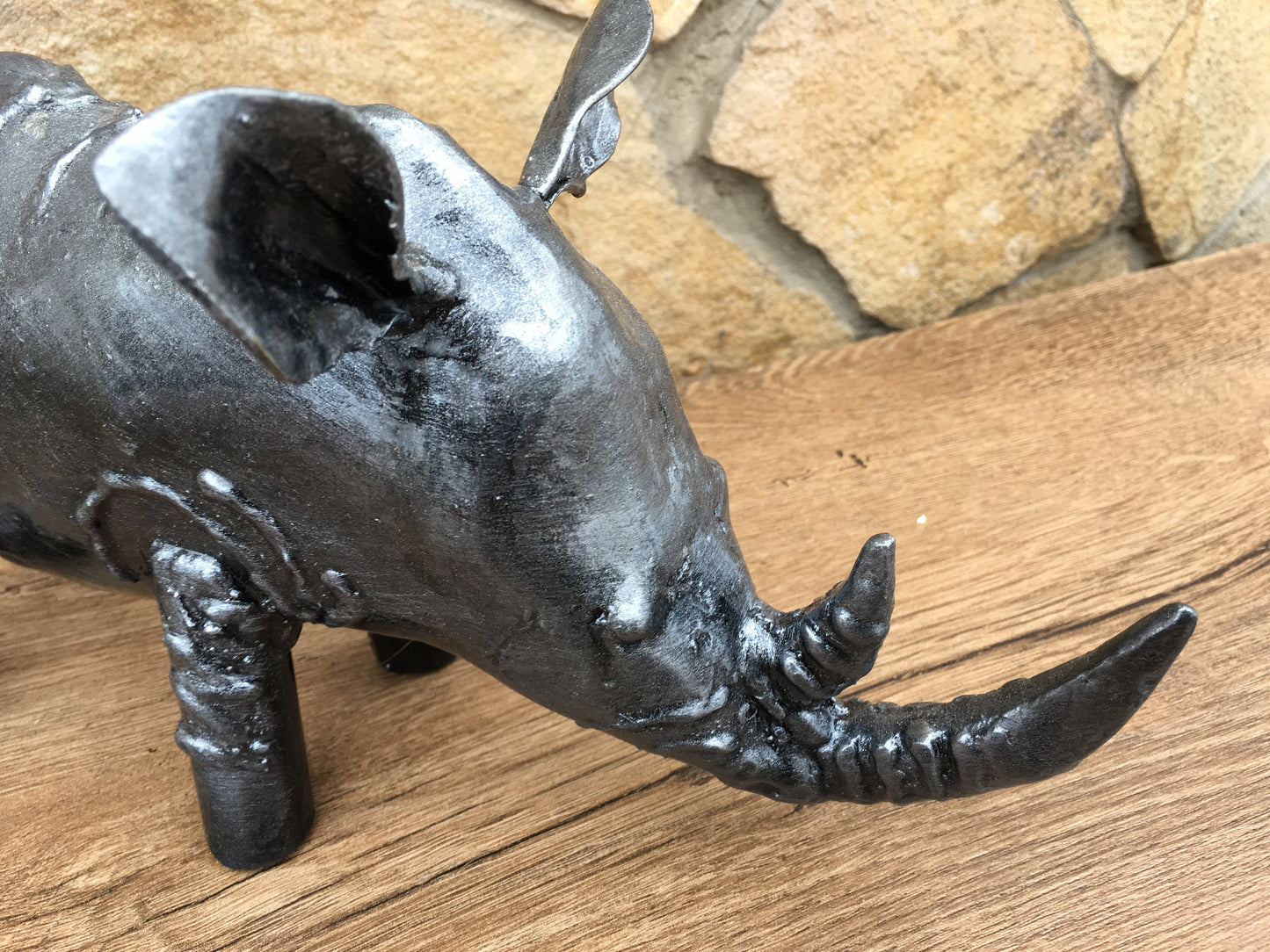 Rhino, rhinoceros,rhino metal art, rhino gifts for men, rhino lover, rhino for desk, rhino birthday, rhino gift, mens gift, viking axe