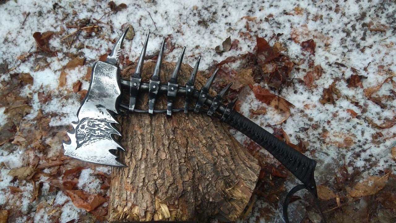 Viking axe, tomahawk, hatchet, viking gifts, mens gifts, gifts for men, man gifts, manly gift, 6th anniversary, his birthday gift, skeleton