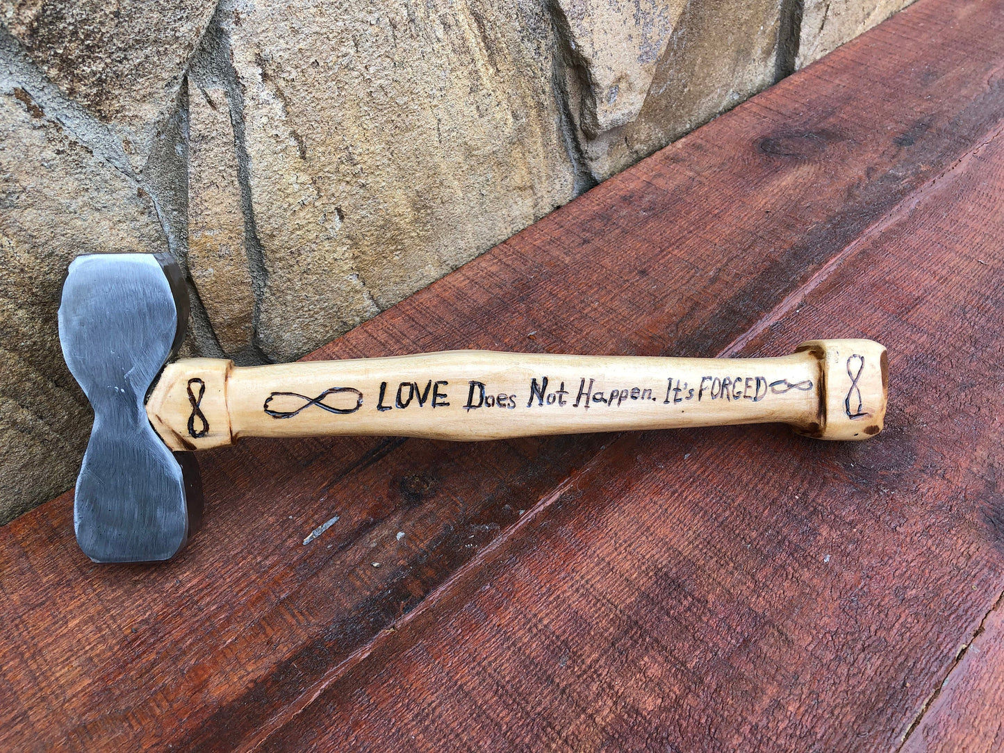 Infinity hammer, love sign, infinity sign, Fathers Day gift, his birthday gift, gift for dad, anniversary gift, hammer, custom hammer