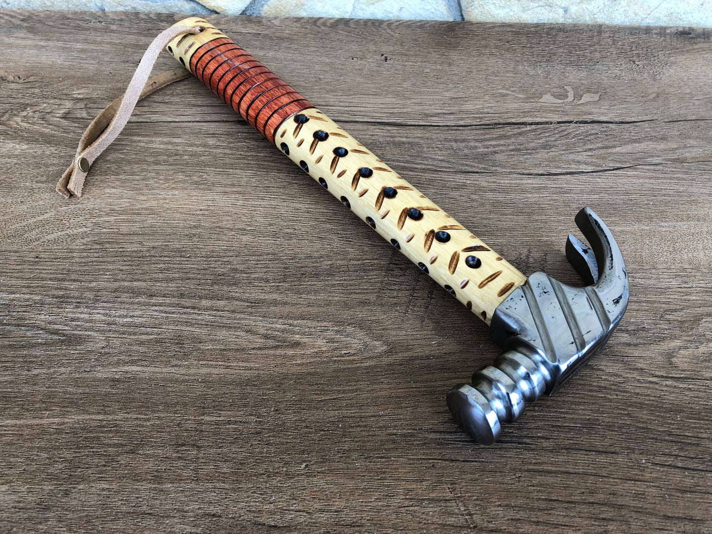 Claw hammer, hammer, gift for father, hand crafted hammer, hammer dad, hammer charm, hammer display, hammer for papa, hammer for grandpa