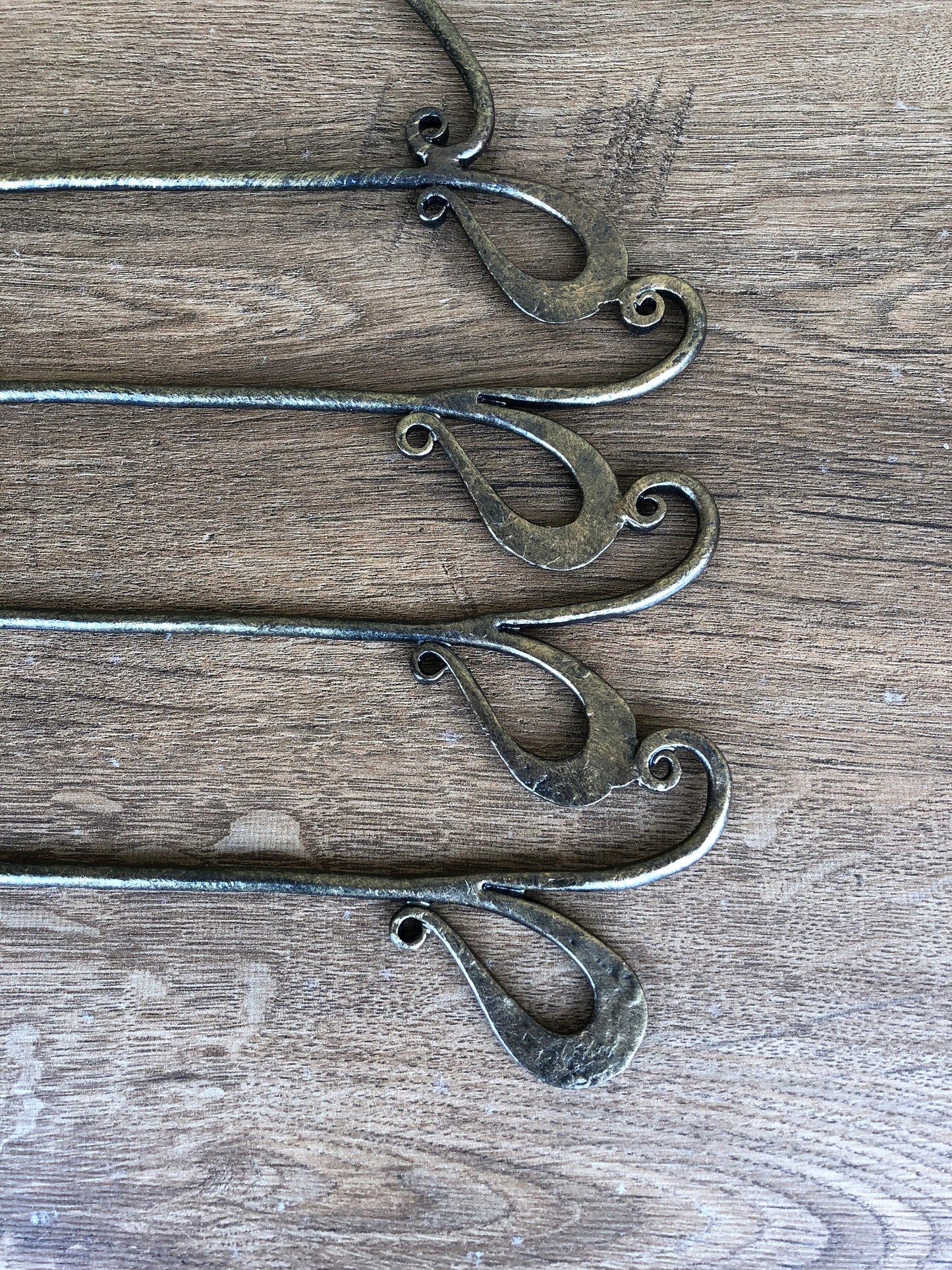 Hand forged tiered hanger for pants, clothes hangers, storage hangers, Father's day gift, gift for him, birthday gift, Christmas gifts