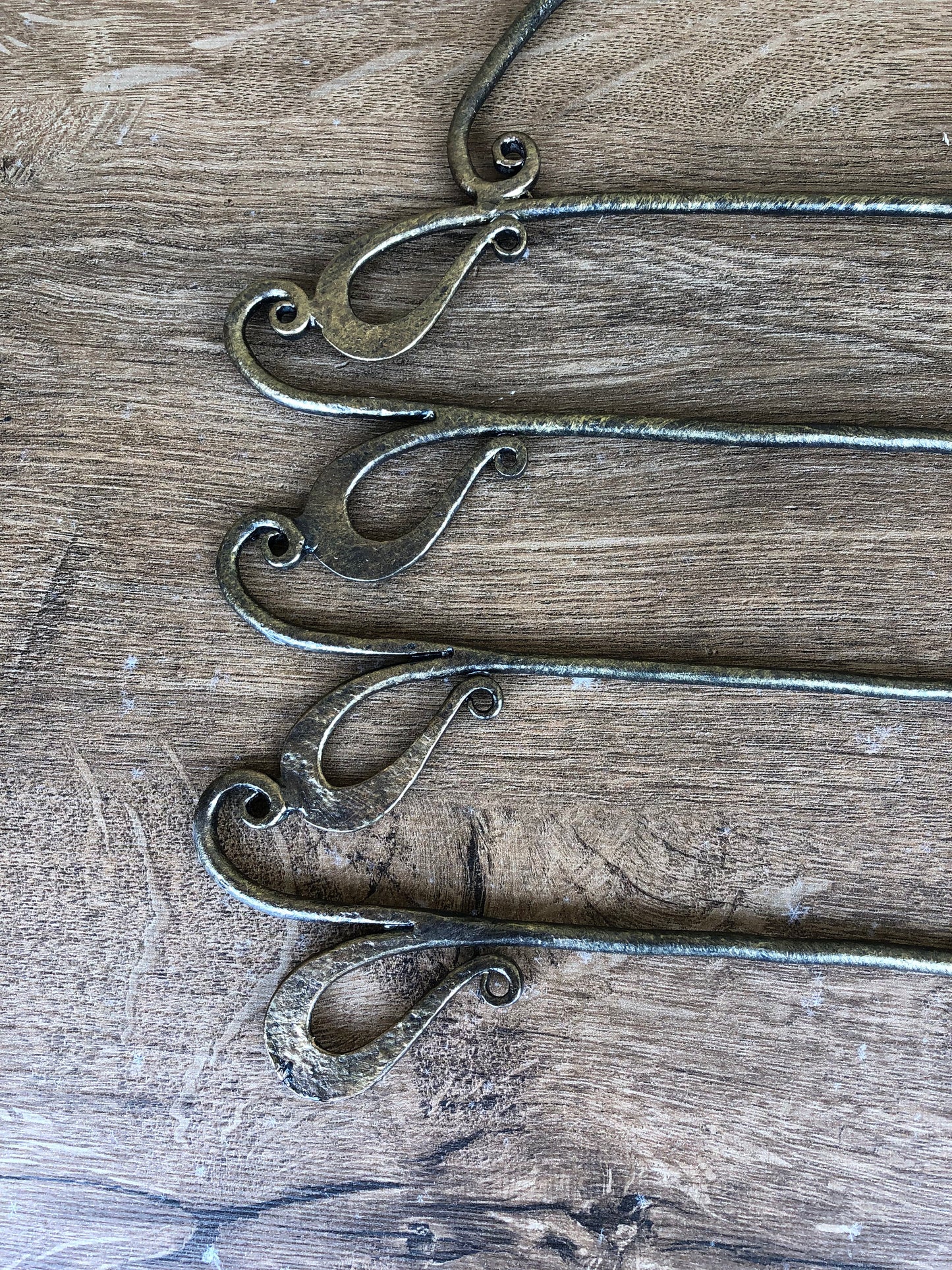 Hand forged tiered hanger for pants, clothes hangers, storage hangers, Father's day gift, gift for him, birthday gift, Christmas gifts