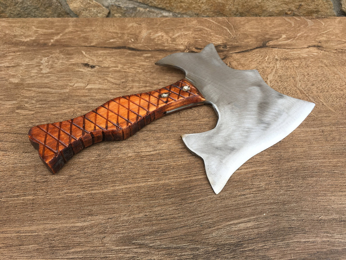 Stainless steel kitchen axe, kitchen gift, meat chopper, chef gift,butcher knife,butcher utensils,iron gifts,mens gift,manly gift,viking axe