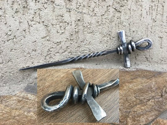 Ankh, stainless steel ankh, ankh skewer, food pricker, ankh necklace, ankh knot, ankh charm, ankh art, ankh jewelry, ankh for men, mythology