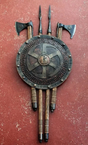 Knight shield, warrior shield, custom shield, shield, medieval shield, wall shield,historical shield,spartan shield,viking shield,viking axe