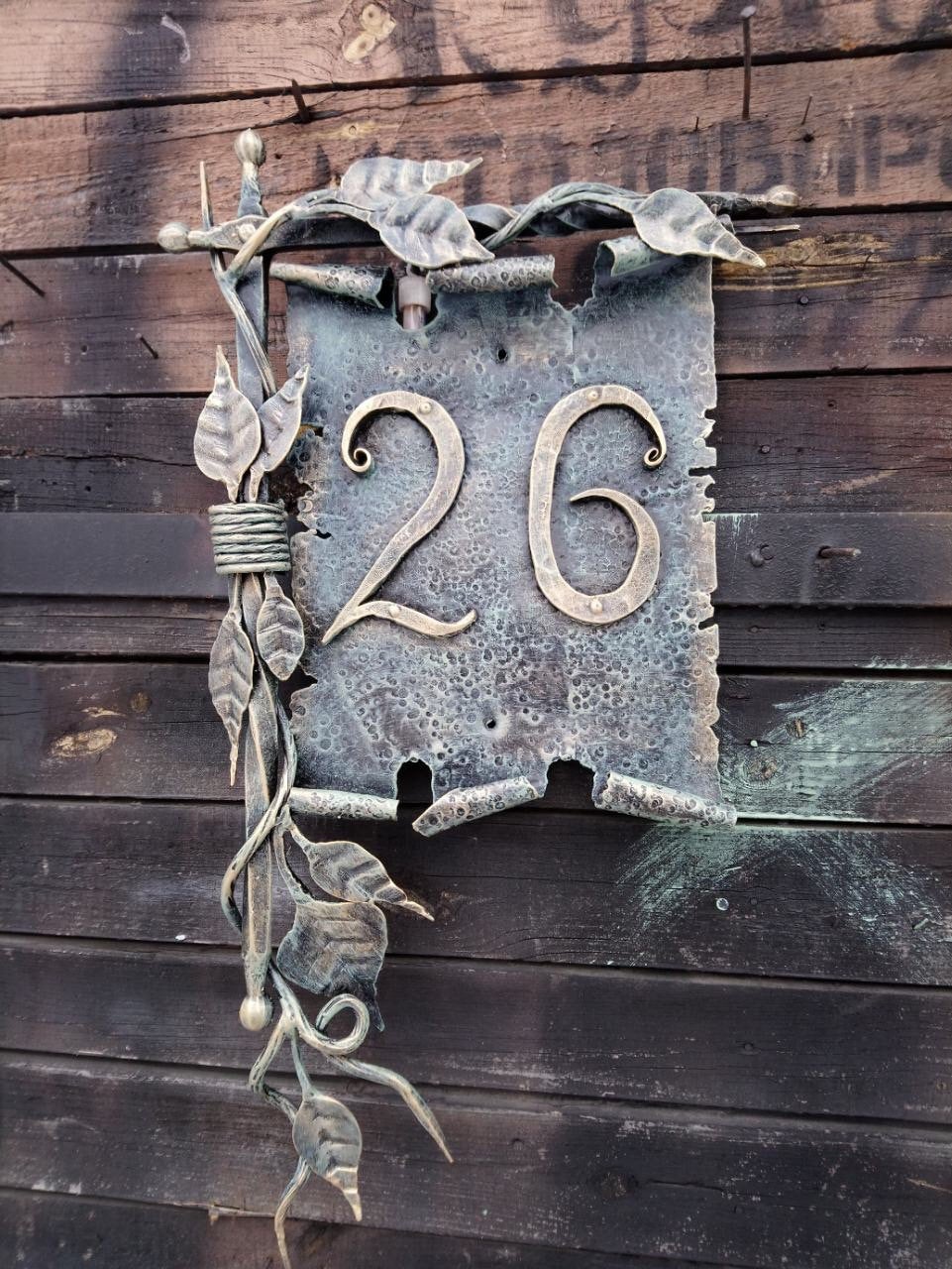 House number plaque, house number sign, medieval, rustic plaque, viking, lettering, house plate,viking gift,address number sign,address sign