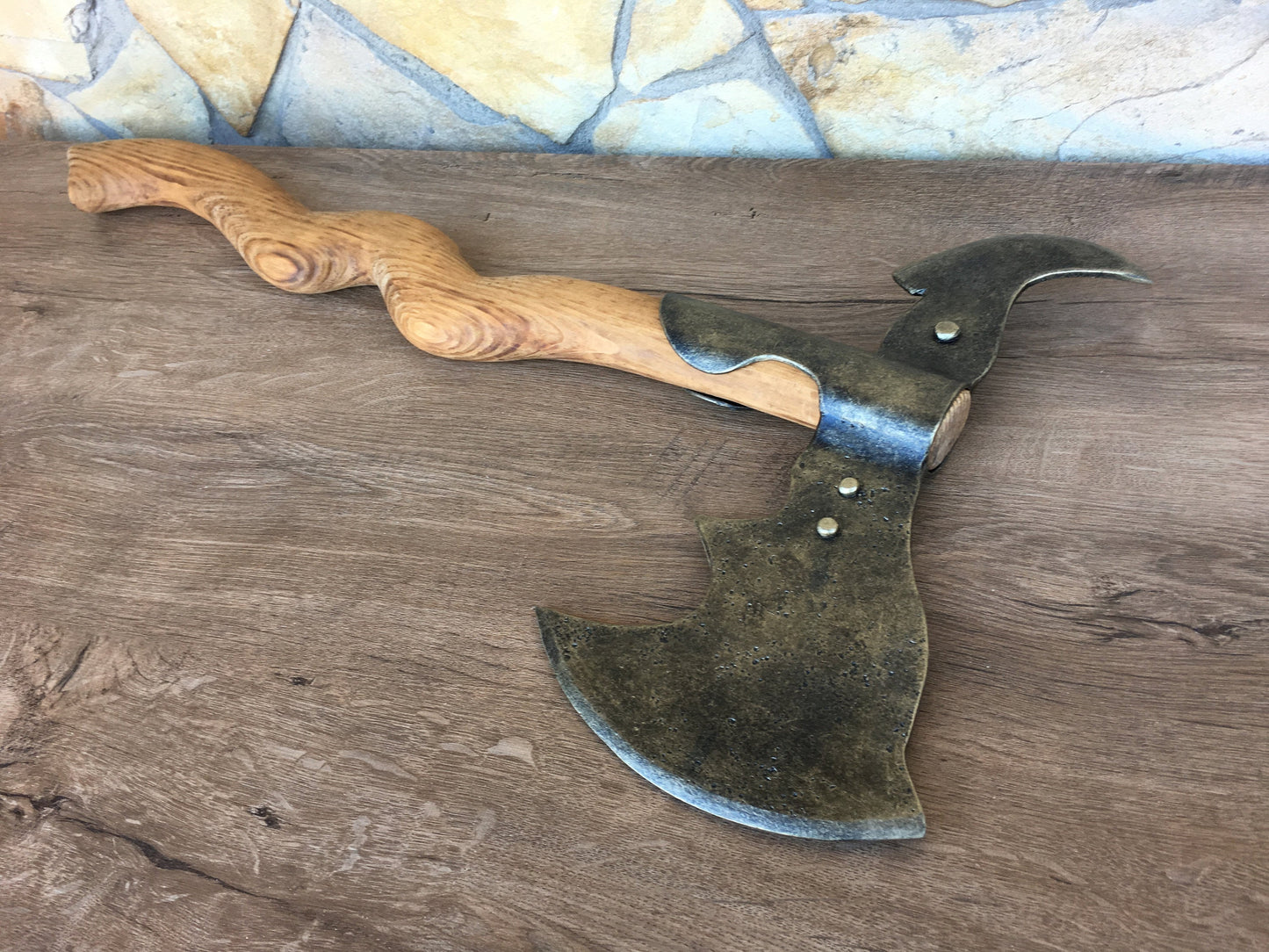 Decorative axe, viking axe, hand forged axe, tomahawk, hatchet, mens gifts, medieval axe, axe gift, viking style gift, viking gifts, ax