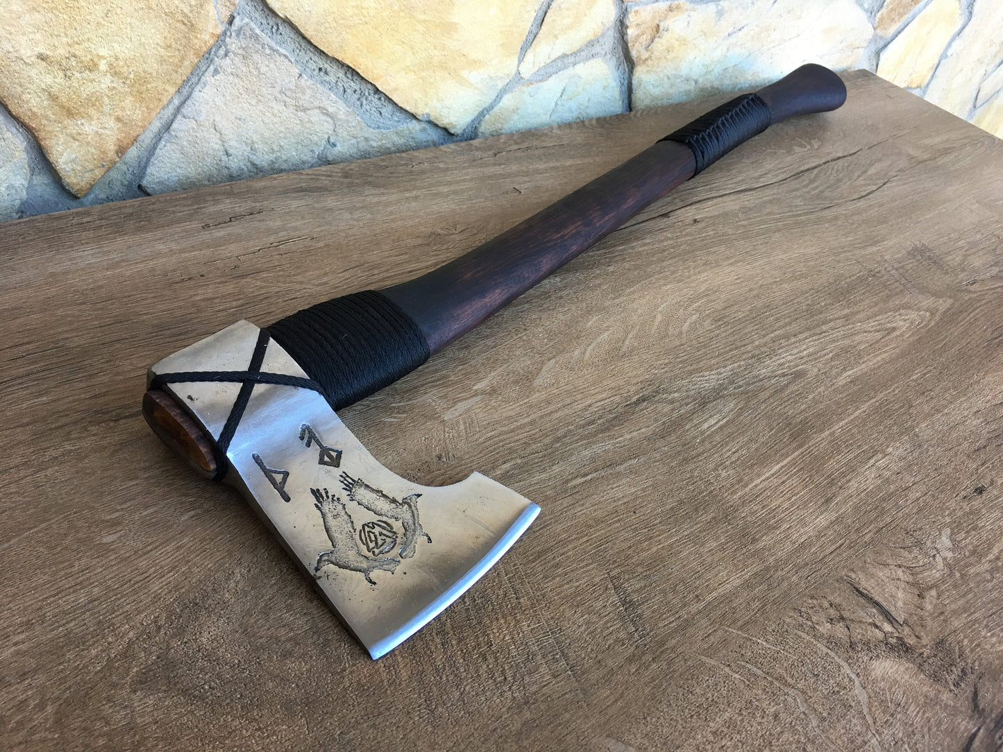 Runes, runic axe, axe with runes, personalized runes, viking rune, celtic, elder futhark, pagan, asatru, rune axe, viking axe, mens gifts