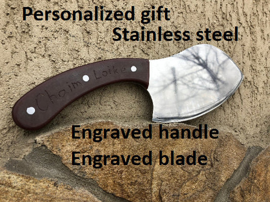 Stainless steel knife, kitchen knife, butcher knife, viking knife, meat chopper, veggie, veggie art, chef gift, iron gifts, kitchen gift